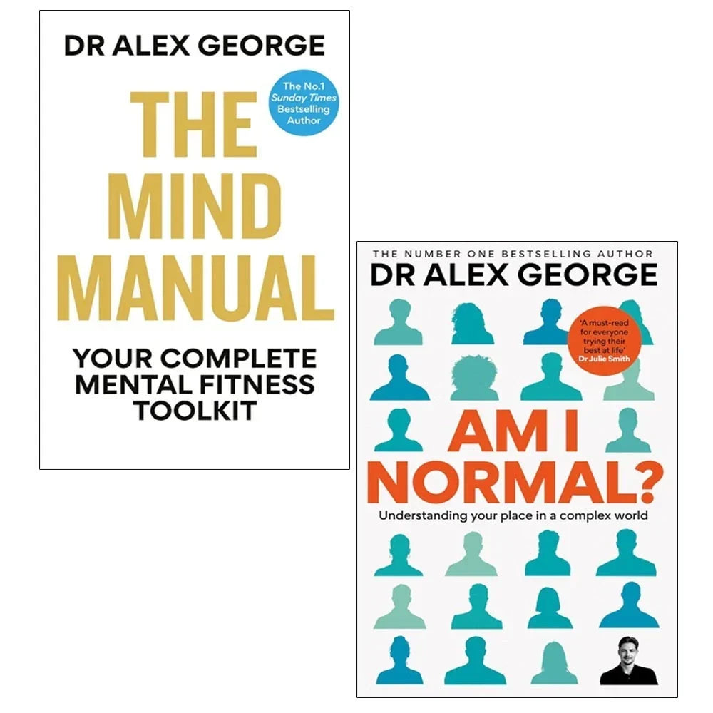 Dr Alex George Collection 2 Books Collection Set (The Mind Manual ,Am I Normal? h)