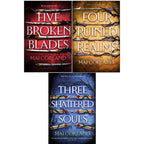 The Broken Blades Series 3 Books Collection Set By Mai Corland (Five Broken Blades, Four Ruined Realms and Three Shattered Souls)