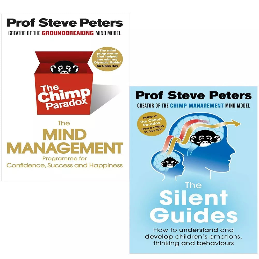 Prof Steve Peters Collection 2 Books Set Chimp Paradox, Silent Guides