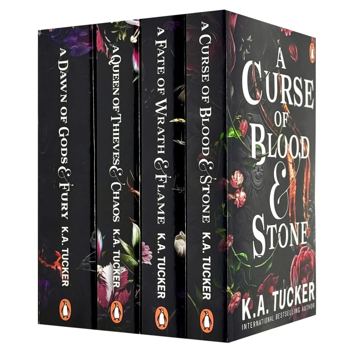 Fate & Flame Series Collection 4 Books Set By K.A. Tucker (A Fate of Wrath and Flame, A Curse of Blood and Stone & More)