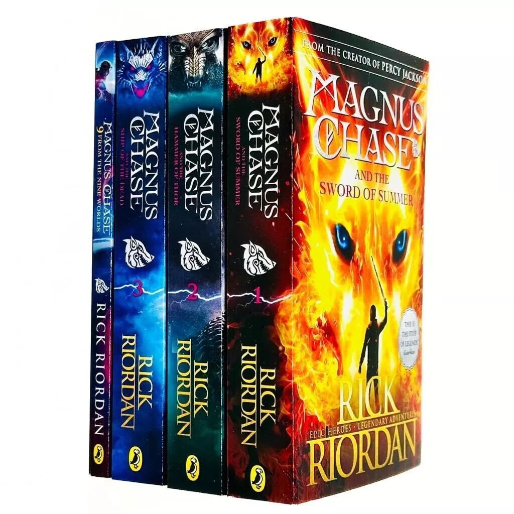 The Kane Chronicles & Magnus Chase Series 7 Books Collection By Rick Riordan