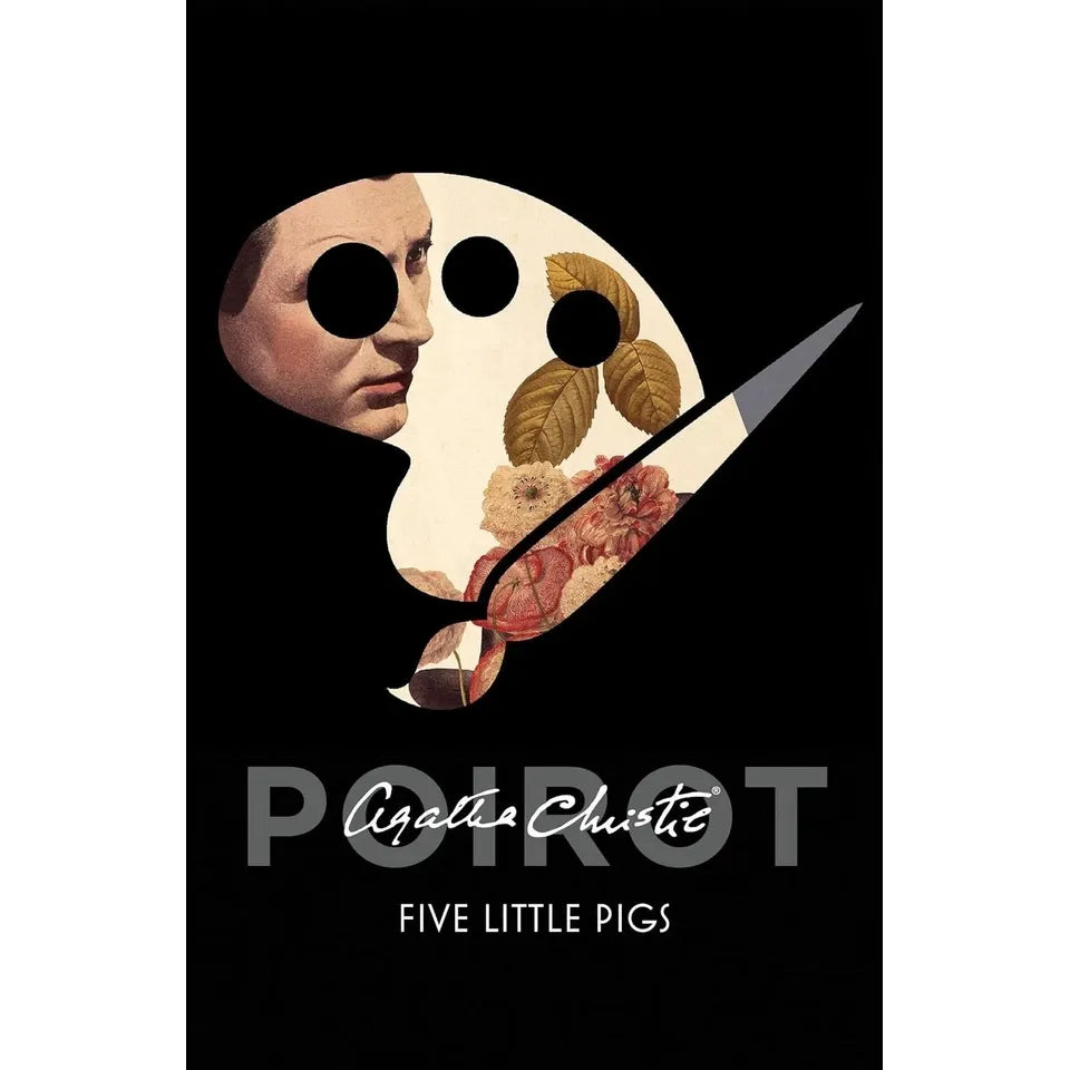 Chercule Best of Poirot 4 Books Set by Agatha Christie (The ABC Murders ,Evil Under The Sun, The Murder On The Orient Express, Five Little Pigs)