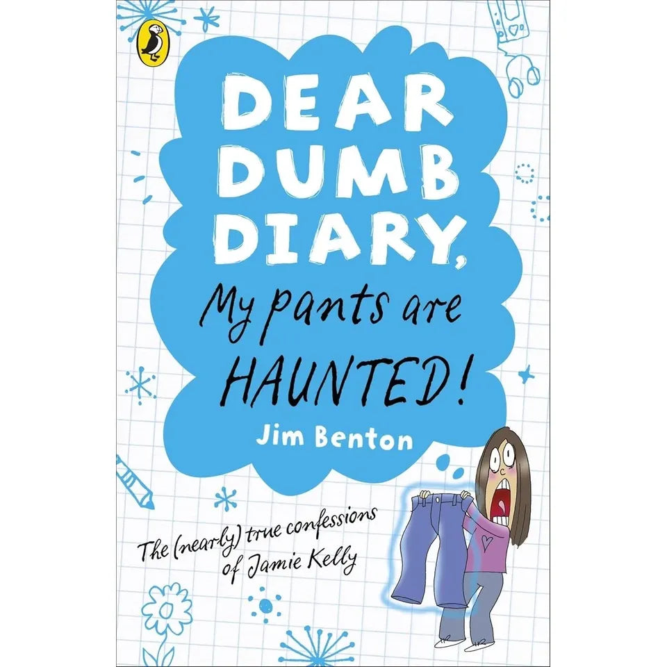 Dear Dumb Diary Series Jim Benton 3 Books Collection Set (My Pants are Haunted,Am I the Princess or the Frog?: 3 &  Never Do Anything, Ever: 4)