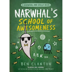 Narwhal and Jelly Series 4 Books Collection Set by Ben Clanton(Happy Narwhalidays ,Narwhal’s School of Awesomeness, Narwhalicorn And Jelly & A Super Scary Narwhalloween)