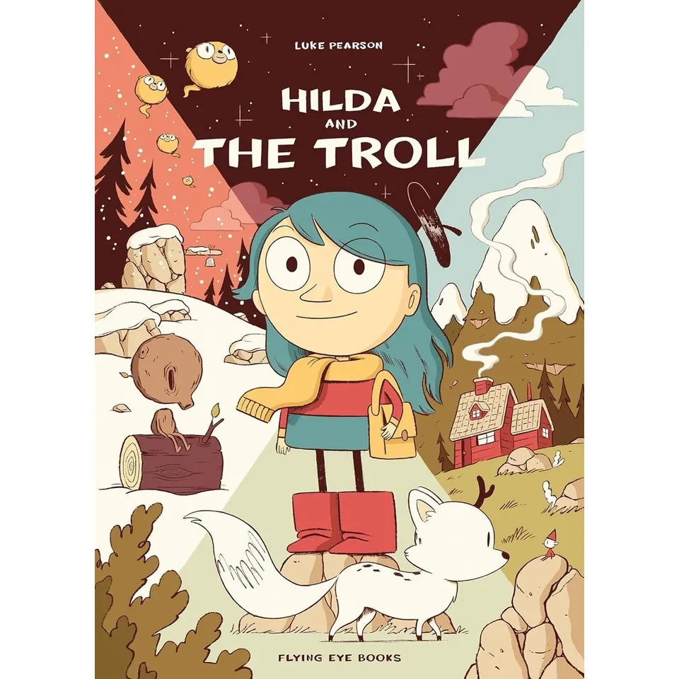 Hildafolk Comics 4 Books Collection Set by Luke Pearson (Hilda and the Black Hound,Hilda and the Bird Parade,Hilda and the Midnight Giant &Hilda and the Troll: 1)