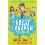 Roman Garstang Disasters Series 4 Books Collection Set by Mark Lowery(The Chicken Nugget ,Ambush Attack of the Woolly Jumper, The Great Caravan Catastrophe & Revenge of the Spaghetti Hoops)
