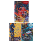 Roots of Chaos Series 3 Books Collection Set by Samantha Shannon(The Priory of the Orange Tree, A Day of Fallen Night  & Among the Burning Flowers(Hardback))