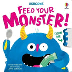 Turn the Wheel Collection 2 Books Set By Anna Milbourne(Feed your Monster & Feed your Dinosaur)