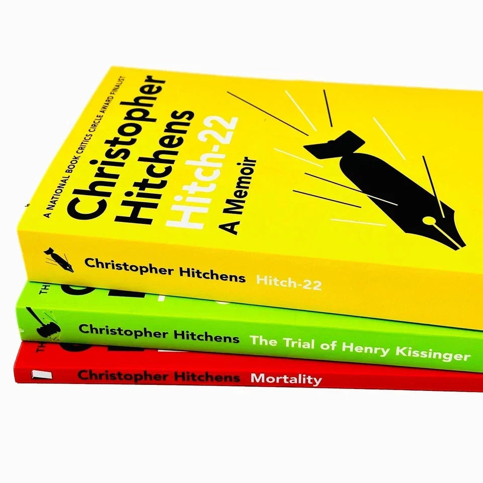 Christopher Hitchens Collection 3 Books Set(Hitch 22 ,The Trial of Henry Kissinger Mortality & God Is Not Great)