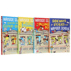 Wayside School Series by Louis Sachar 4 Books Set(Wayside School,Falling Down, Gets a Little Stranger  &  Beneath the Cloud of Doom )