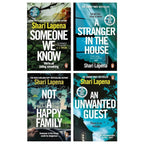 Shari Lapena Collection 4 Books Set(A Stranger in the House, An Unwanted Guest, Someone We Know & Not a Happy Family)