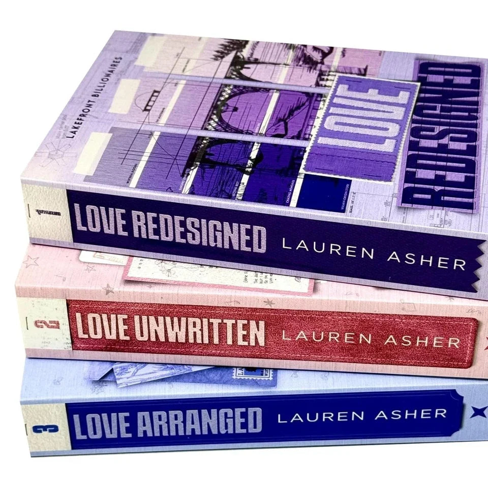 Lakefront Billionaires Series 3 Books Collection Set (Love Redesigned, Love Unwritten & Love Arranged)