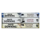 John Russell WWII Spy Thrillers 4-6 Collection 3 Books Set by David Downing (Potsdam Station, Lehrter Station, Masaryk Station)