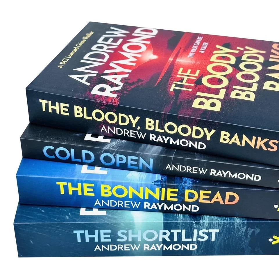 DCI Lomond Crime Thrillers Series 4 Books Set by Andrew Raymond (Bonnie Dead, Shortlist)